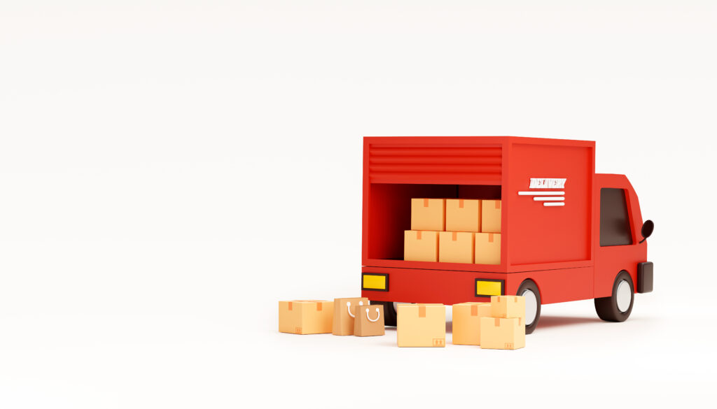 red-delivery-car-deliver-express-with-cardboard-boxes-cartoon-shipping-transportation